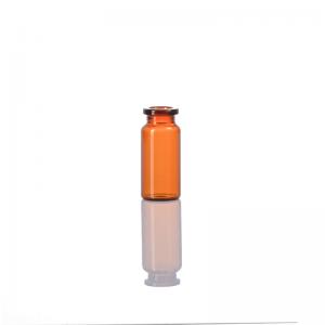 7ml amber low borosilicate tubular glass vial