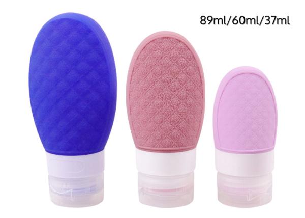 Quality Squeezable Soft Silicone Travel Containers Three Sizes With Different Capacity Optional for sale