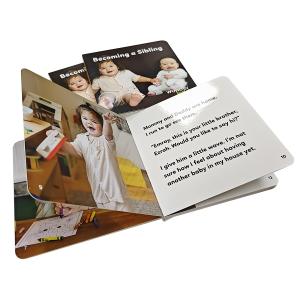China Kids OEM Custom Board Book Printing Services Children Thick Cardboard Book on sale