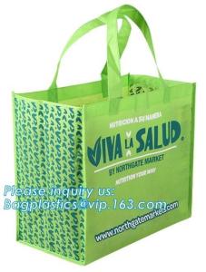 China High Quality Custom Printing Recyclable Laminated PP Non Woven Bag, Customized LOGO print recycled foldable non woven ba wholesale