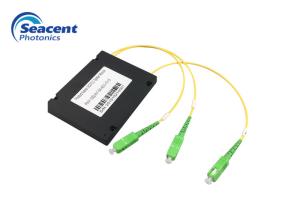 China Single Mode Cassette PLC Splitter 1x2 Plc Optical Splitter 2.00mm on sale