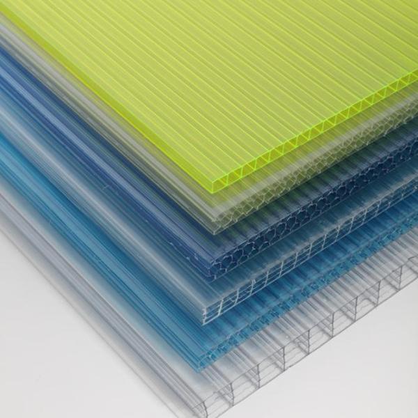 Quality Sun Sheets PC Embossed Sheets 16mm Polycarbonate Honeycomb Layers for sale