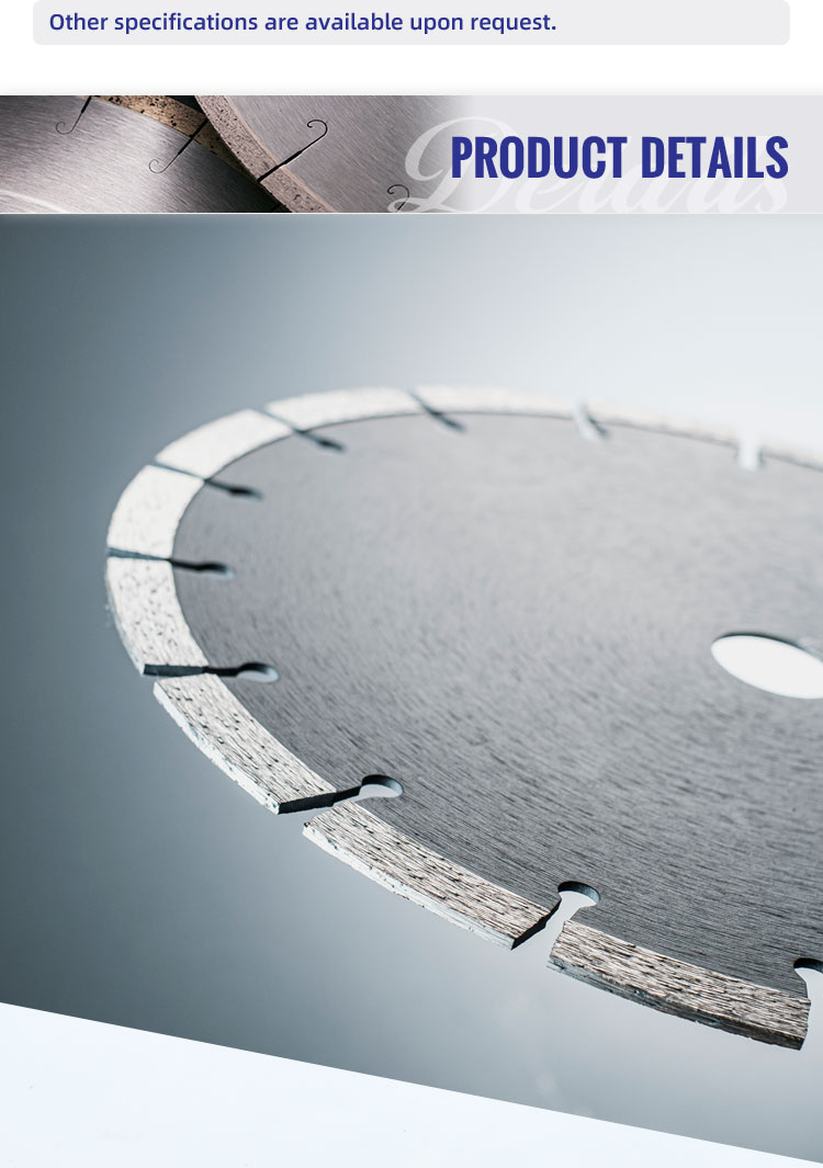 Stone Carving Dry Cutting Diamond Saw Blade Segmented Disc with and Durable Design