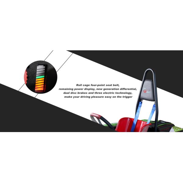 Two Motor 14Nm High Performance Go Karts 3H Driving S Version