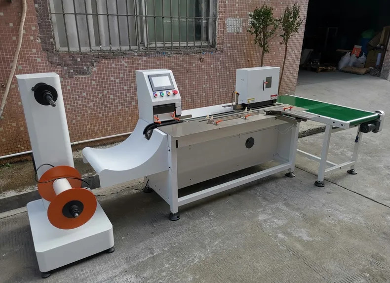 Double Loop Wire O Spool Roll Cutting Binding Machine Equipment For Desktop Calender Notebook