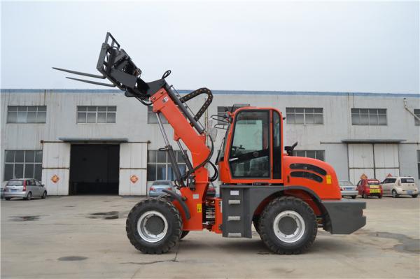 Quality recycling scrap transportation machinery telescopic loader with grapple for sale