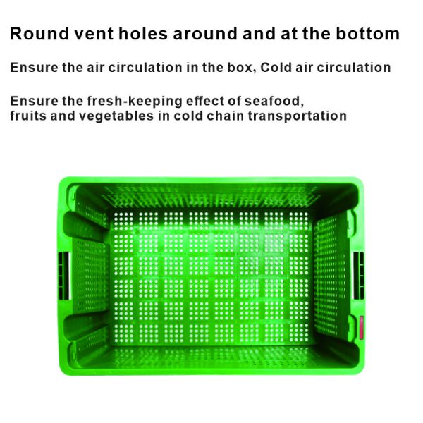 Second Hand Plastic Crate Mould for Strong Stackable Crates 640*420*305mm