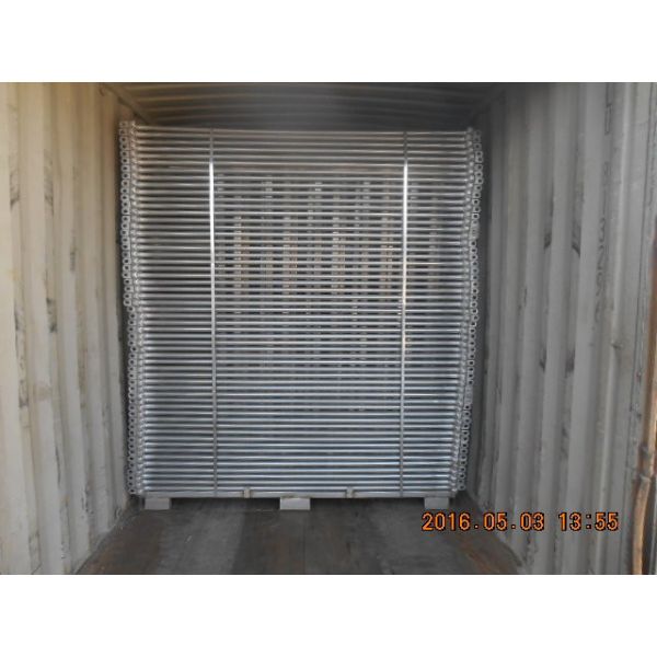 AS4687-2007 8 Ft Chain Link Fence Panels / Portable Driveway Fence Silver Color