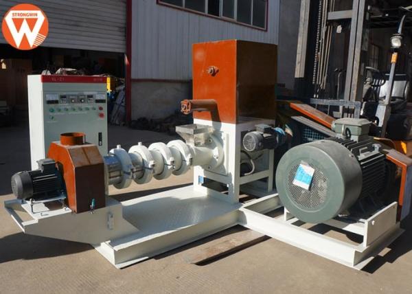 Quality 75 Kw Floating Feed Machine Catfish Tilapia Shrimp 700-800 Kg/H 2550*2050*1650 MM for sale