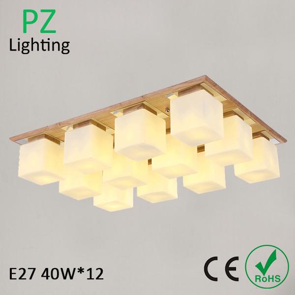 Quality Remote control modern ceiling lamp wood ceiling lamp ceiling lighting made in China for sale