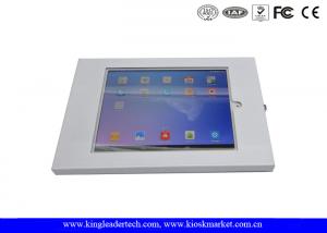 China Full Metal Jacket Ipad Kiosk Stand 9.7 Inch Tablets With Key Locking Accessories wholesale