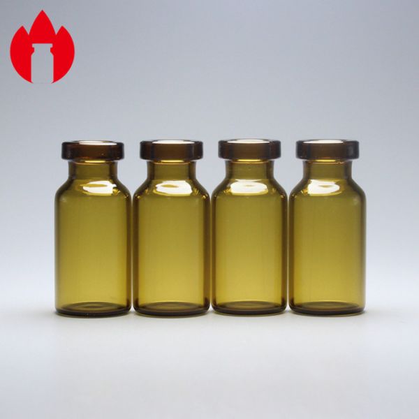 Pharmaceutical 3ml Amber Tiny Medical Glass Vials
