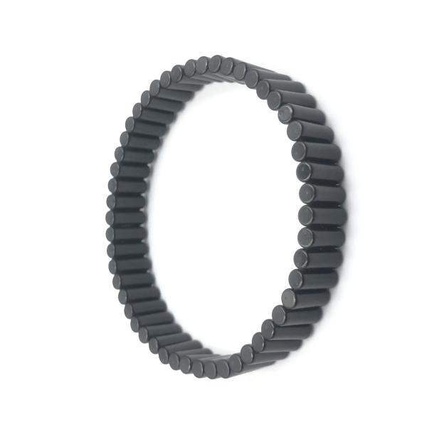 Quality Diametrally Black NdFeB Neodymium Magnet For Magnet Bracelet for sale