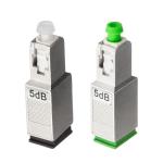 SC APC Optical Fiber Attenuator 1dB 3dB 5dB 10dB For Data Center