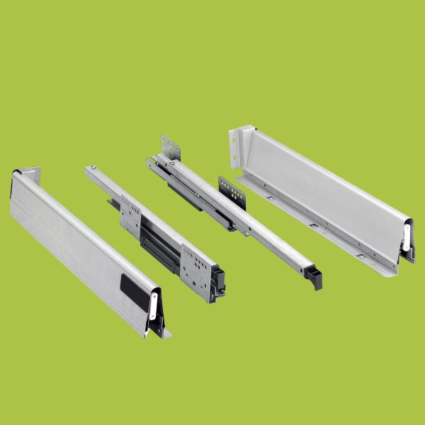 furniture hardware soft closing damping drawer slide with paint 14"16"18"20"22"