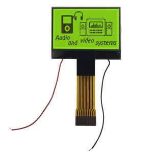 COG Graphic STN LCD Display 128x64 with yellow Green Background color