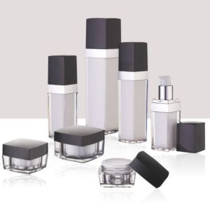 China Acrylic Airless Cosmetic Pump Bottle 15ml 30ml 50ml 100ml wholesale