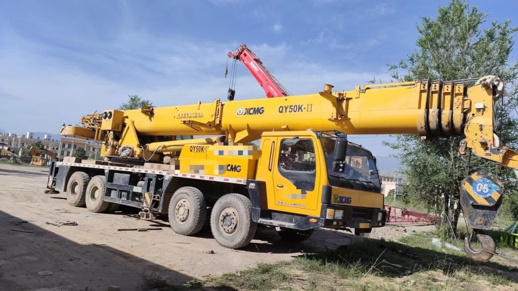 Lifting Equipment 50ton Terrian Mobile Crane Construction Machinery Truck-Mounted Telescopic Crane