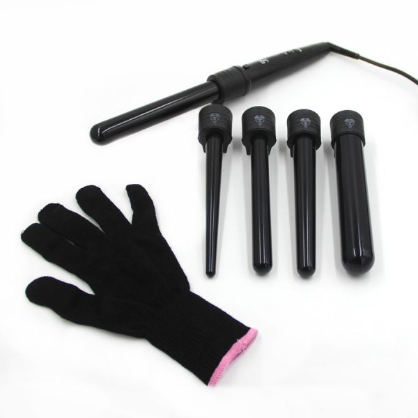 Five Heads Hair Curling Tongs Curling Wand Rollers Tourmaline Ceramic Plate
