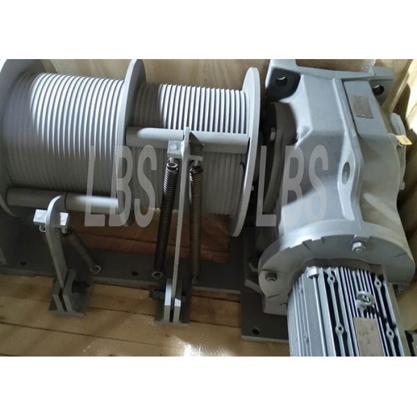 35m / Min Electric Wire Rope Winch Machine With Two Grooved Drums