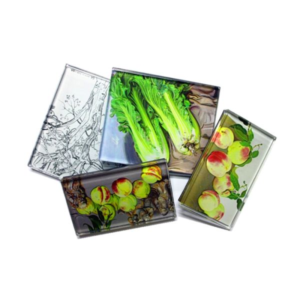 Custom Exclusive Artwork Paper Fridge Magnet Souvenir Glass Refrigerator Magnet for Advertising and Marketing