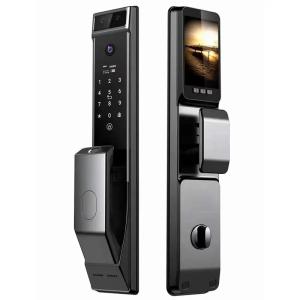 China Digital Inteligente Tuya Smart Home Wifi Smart Lock With Camera and Biometrics wholesale