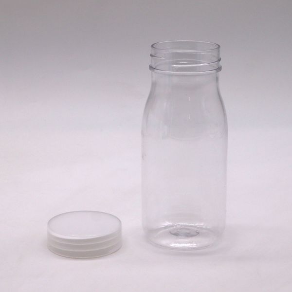 Collar Material PET Milk Tea Plastic Bottle for Liquid Beverages