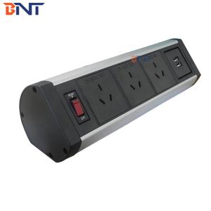 Desktop Mounted Power Outlet With Three Australia Power Interfaces