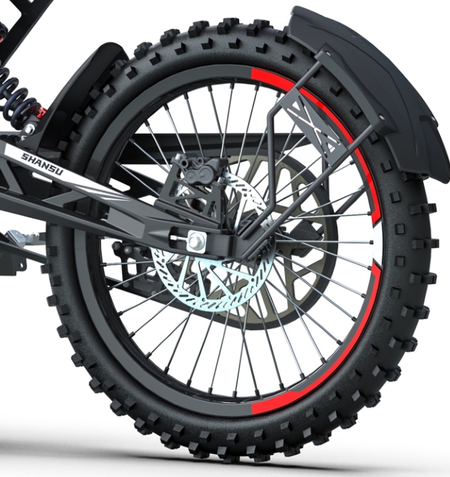 100-110km Range DNM Inverted Suspension Fork Electric Hybrid Bike with LCD Display