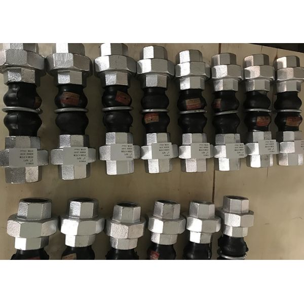 OEM Double Sphere Rubber Expansion Joint Epdm Flange Anti Abrasion Flexible