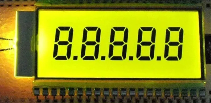 LCD Display Segment Screen Round Octagonal Water Cup VA Seven Segment LCD Display For Temperature And Humidity LCD