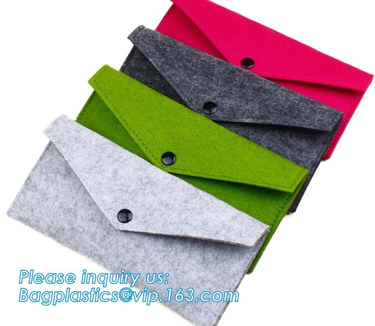 Eco-Friendly Grey Reusable Felt Grocery Shopping Handbag Tot Bag For Women Men,Mesh bags,Shopping bags, Drawstring bags,