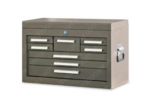 Aluminum Drawer Pulls Mobile Tool Box Trolley , Middle Metal Rolling Tool Cart