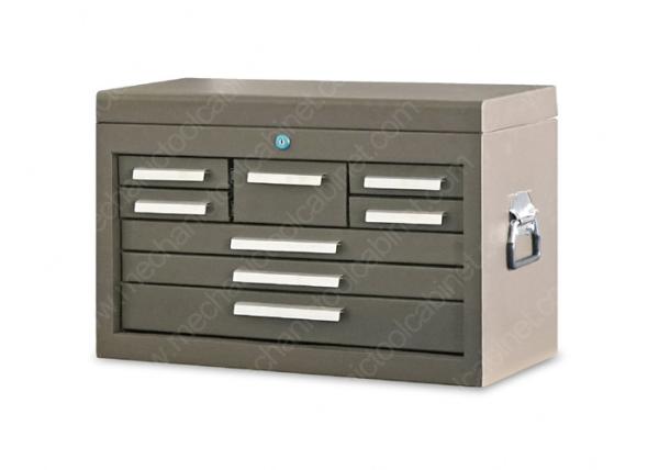 Quality Aluminum Drawer Pulls Mobile Tool Box Trolley , Middle Metal Rolling Tool Cart for sale