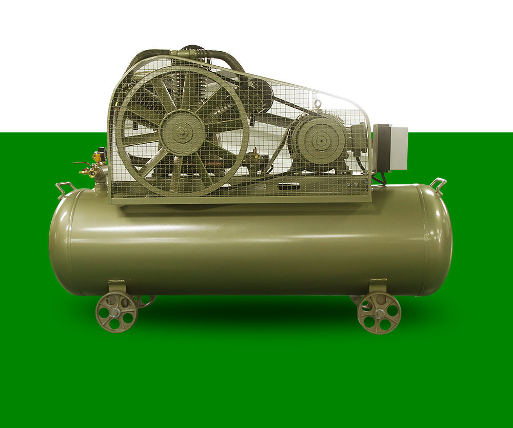 5.5hp 4kw 150L Reciprocating Piston Air Compressor / Dual Piston Air Compressor