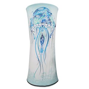 China Cylinder Tower Tension Fabric Banner Stands Aluminum Pipe Connectors wholesale