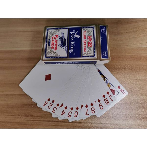 57*87mm 62*87mm 310g Black Core Casino Poker Cards