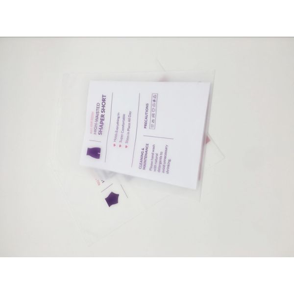 Underwear Poly Bag Packaging Garment Packaging Bags Silk Screen Printing