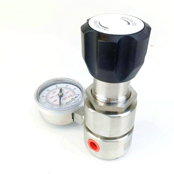 CGA-580 Two Stage Stainless Steel Pressure Regulator Threaded Seat Cylinder Regulator