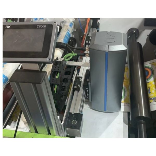 High Speed Automatic 4 6 8 Color Flexo Roll To Roll Sticker Lable Printing Machine With Video Camera