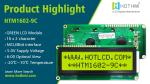 16x2 Character LCD Display Module STN+Gray Serial With Yellow Green Backlight