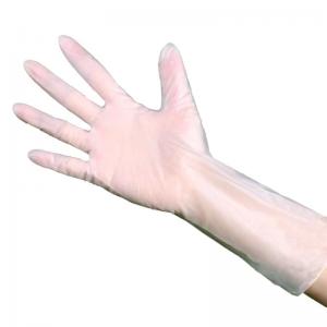 China Waterproof Vinyl Medical Examination Gloves 300MM Friction Resistance wholesale