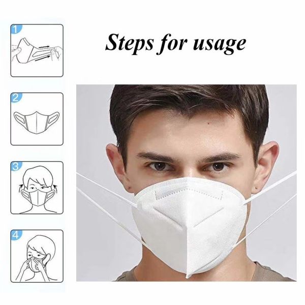 High Air Permeability Disposable Protective Face Mask With Elastic Earloop