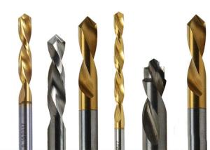 China Wood Drilling 0.20mm Tisin Coating Left Hand Carbide Drill Bits wholesale