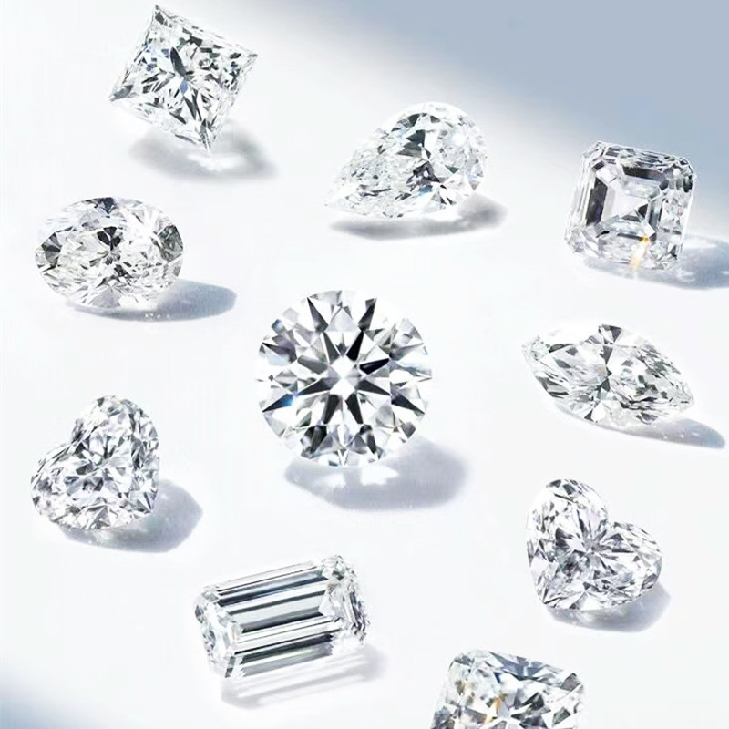 Lab Created White Diamonds 0.53ct D VVS2 CVD Diamond for Jewelry Manufacturing Needs