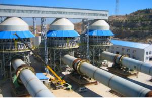 China Active Lime Calcining Equipment 1005m3 Lime Rotary Kiln wholesale