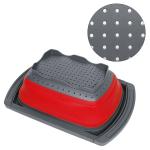 Silicone Collapsible Colander Strainer Over Sink Vegetable/Fruit Colanders