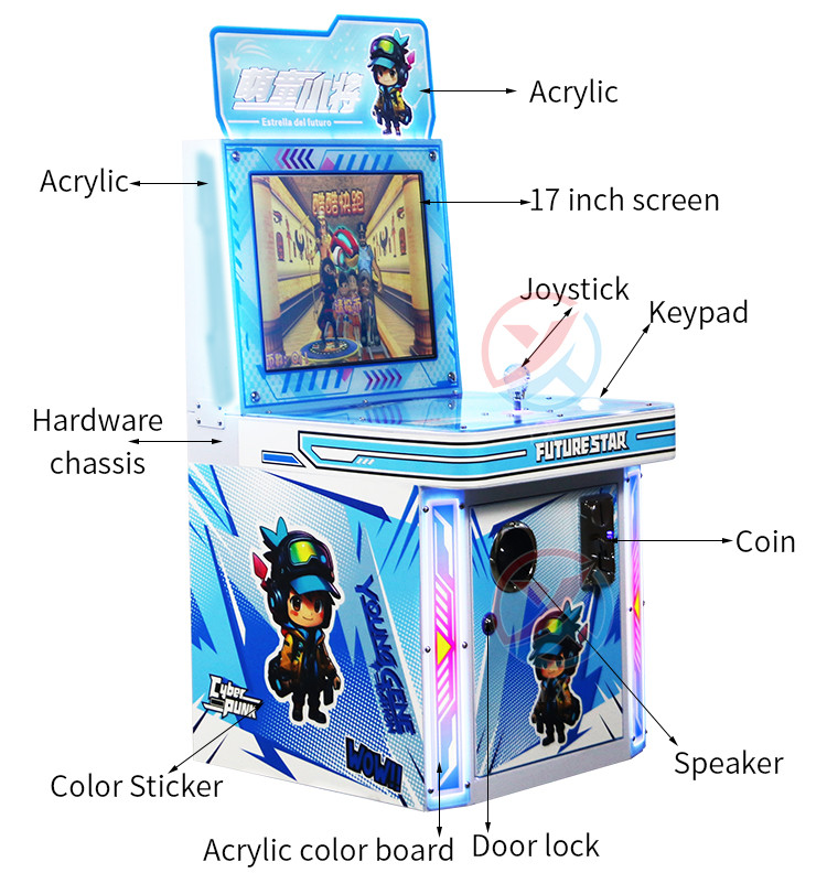 Games Kids Single Cool Run Joystick Game For All Ages Video Game Coin Will Record Quality Hardware