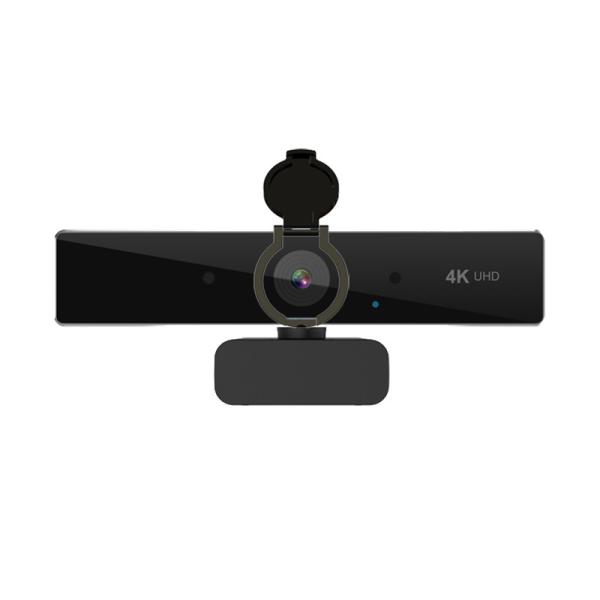 Quality Black Color 4K Resolution Webcam , 90 Degree Viewing Angle Wide Angle Web Camera for sale