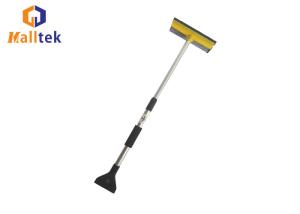China Telescopic Aluminium Pole Window Snow Scraper 25*120cm With Sponge wholesale